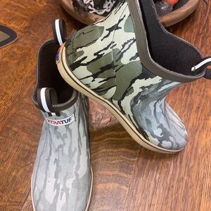 XTRATUF Kids' Green Camo Rain Boots